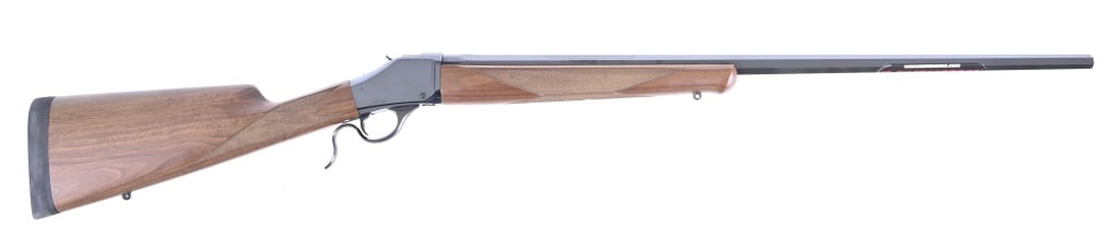 Winchester Model 1885 Rolling Block .243: 28" Barrel S/N 00022ZP85H. As new condition. Modern.
