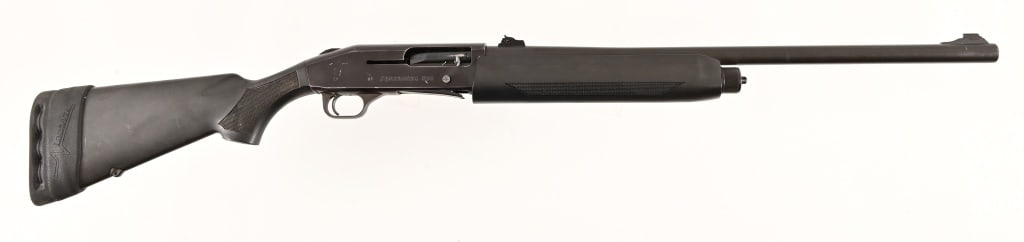 Mossberg Model 935 12GA Slug Shotgun: SN AM012721. 24" rifled barrel with rifle type sights. Will handle up to 3.5" shells. Used but good condition. Modern.