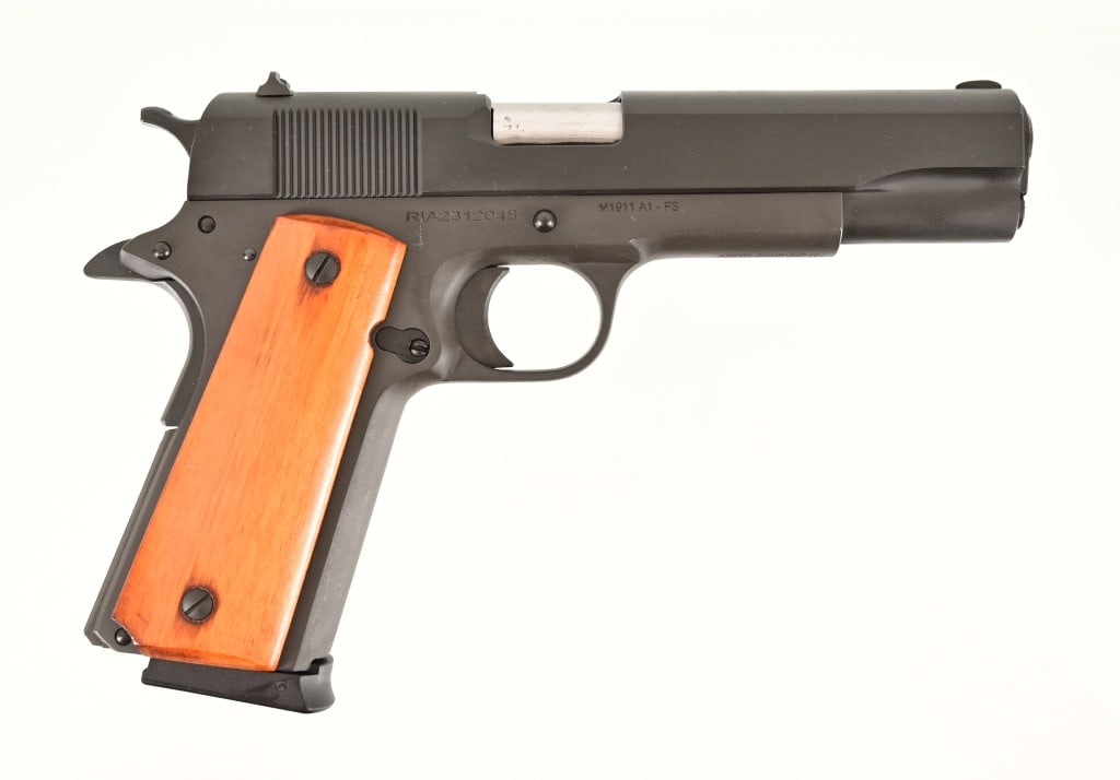 Rock Island 1911 A1-FS .45 ACP Pistol: S/N RIA2312045. In original factory case. 5" barrel. Modern.
