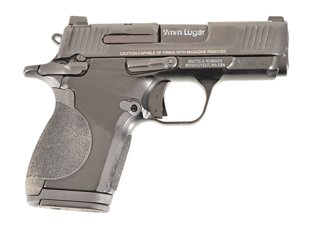 S&W Model CSX 9MM Luger: S/N SBE1382. 3" barrel. With extra magazine, box. Modern.