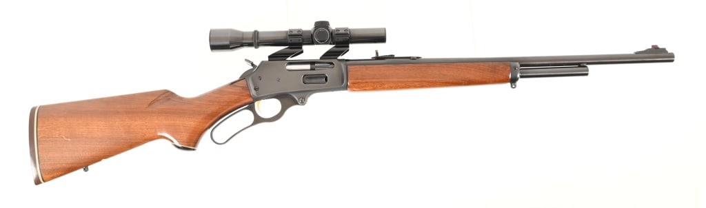 Marlin Model 375 Lever Action Rifle .375 Win: 20" Barrel, w/ Weaver K3-1 Scope and Look Thru Rings, S/N 20115821. Nice condition. Modern