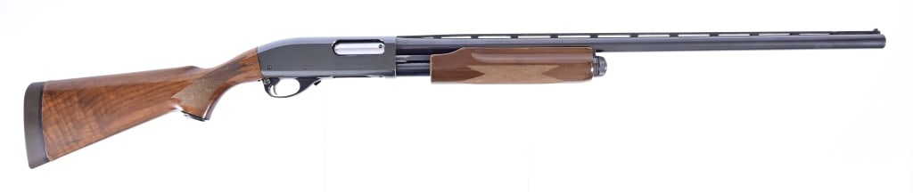 Remington Model 870 Magnum 12 GA Pump Shotgun: 27" barrel. S/N W933612M. Handles 2 3/4 & 3" shells. Modern.