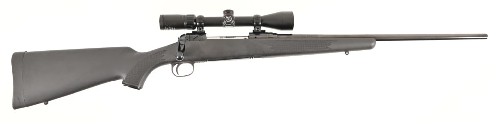 Savage Model 111 .30-06 Rifle With Scope: 22" barrel, bolt action rifle, synthetic stock with Simmons 3-9x40 Blazer scope. SN: G809578. Modern.