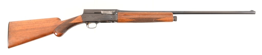 Browning A5 20 Ga Shotgun: SN 9Z18763. 27.5" plain barrel, fixed choke, good bore. In good but used condition. Made in Belguim. Modern.