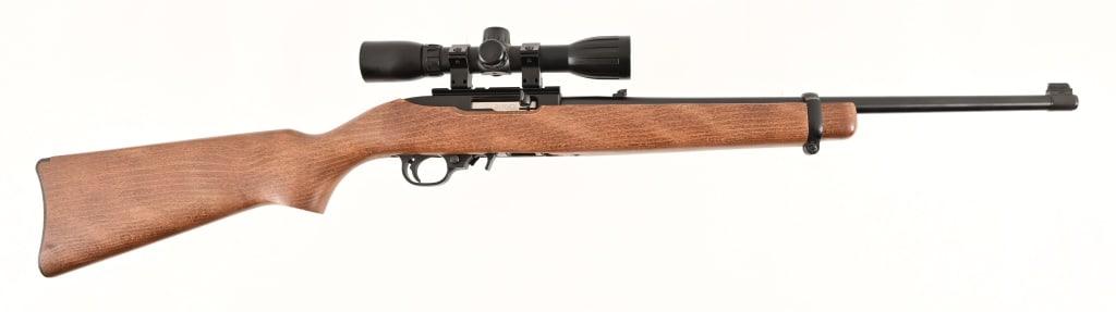 Ruger 10/22 .22LR Rifle w/ BSA scope: SN 0003-71859. 18.5" barrel. Good condition. Modern.