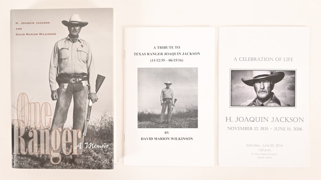 Signed Joaquin Jackson One Ranger Book (1 of 5)