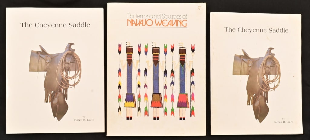 (3) Books "The Cheyenne Saddle" / Navajo Weaving (1 of 3)