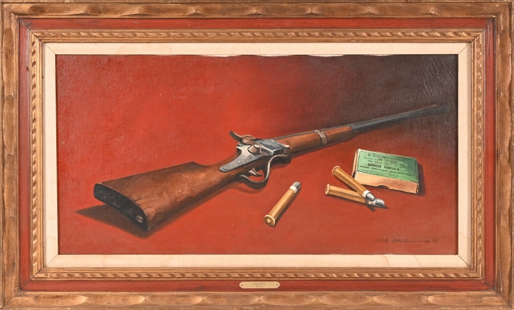Bob Dale "Sharps" Oil Painting 1969 (1 of 4)