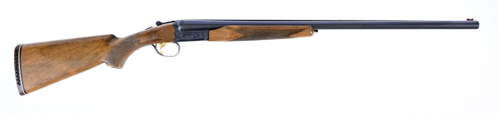 SKB 12 Gauge D/B Shotgun: SN S5203011. 26" barrels, good bores. Model 200-E. Made in Japan, imported by Ithaca. Modern.