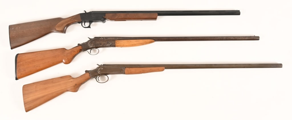 3 Vintage Single Shot Shotguns (1 of 9)