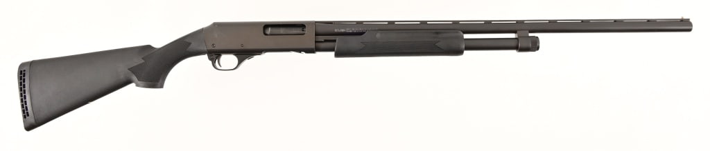 Harrington & Richardson 1871 20 Gauge Shotgun: SN NZ745395. Pardner model. pump action, 26" barrel with choke tube. Made in China. Modern.