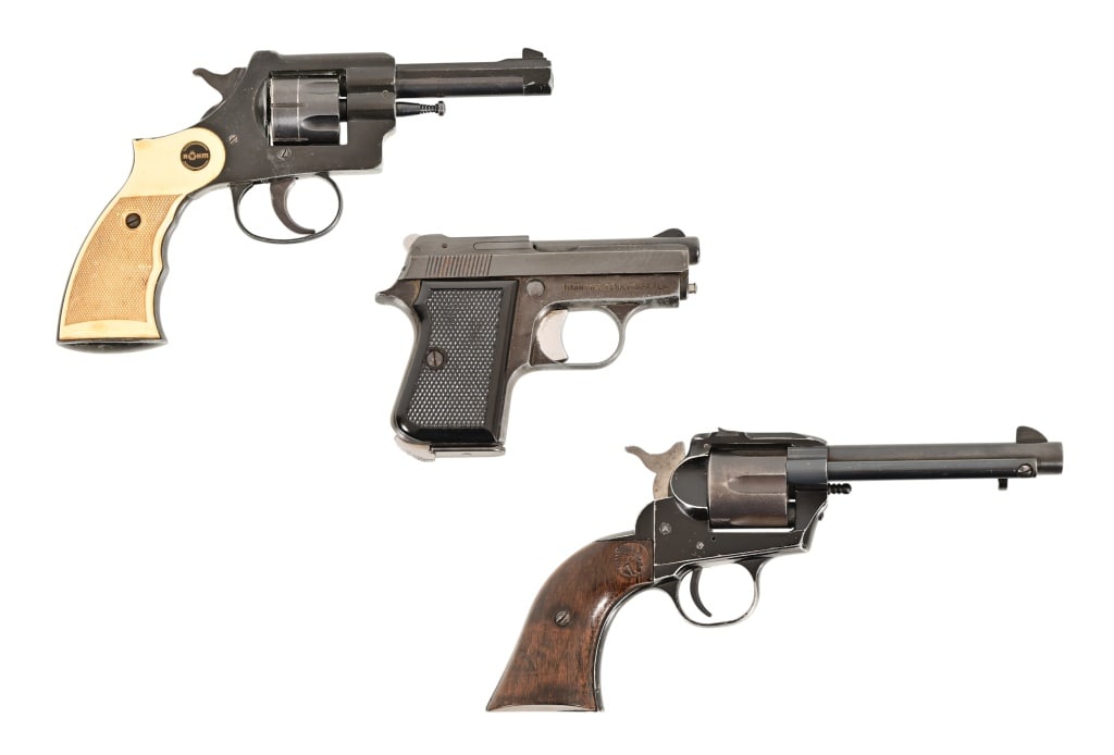 Two .22 Revolvers and One .25 ACP Pistol (1 of 14)