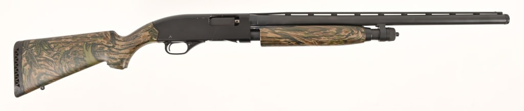 Winchester Model 1300 12 Gauge Camo Shotgun: 22" barrel, pump action, synthetic Realtree camo stock, 2 3/4" and 3" shells, removable choke (full). SN: L3203433. Modern.