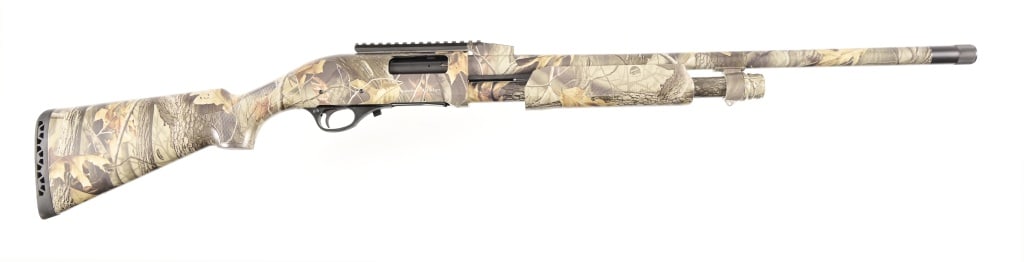 Charles Daly Field 12 Gauge Shotgun: 24" barrel, Realtree Hardwoods camo pattern, chambered for 3" shells. Modern.