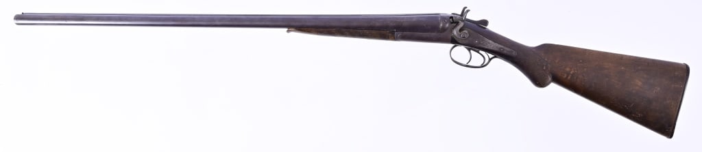 Union Machine Company Double Barrel Shotgun: "Fine Twist", damascus barrel. S/N: 76113T.
