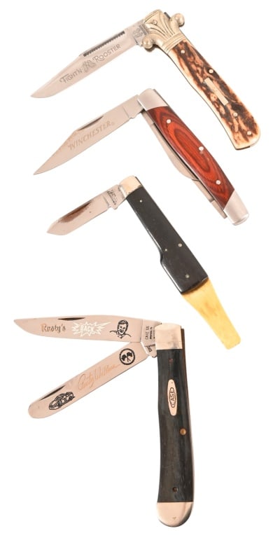 4 Vintage Folding Pocket Knives (1 of 4)