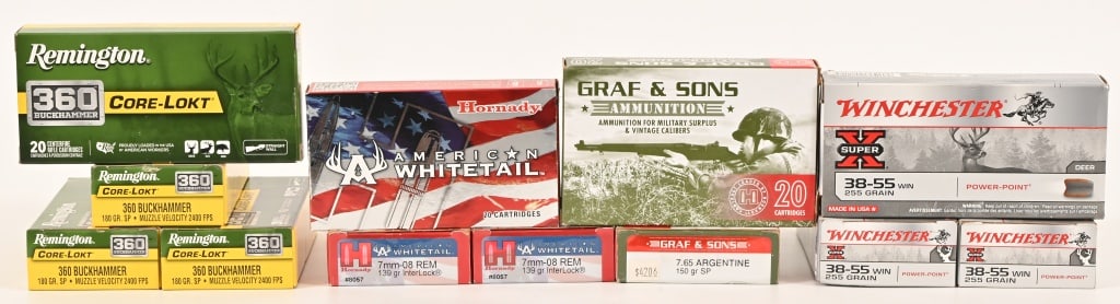 220 Rounds Assorted Large Rifle Ammo (1 of 2)