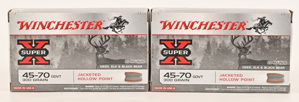40 Rounds .45-70 Ammo Winchester (1 of 1)
