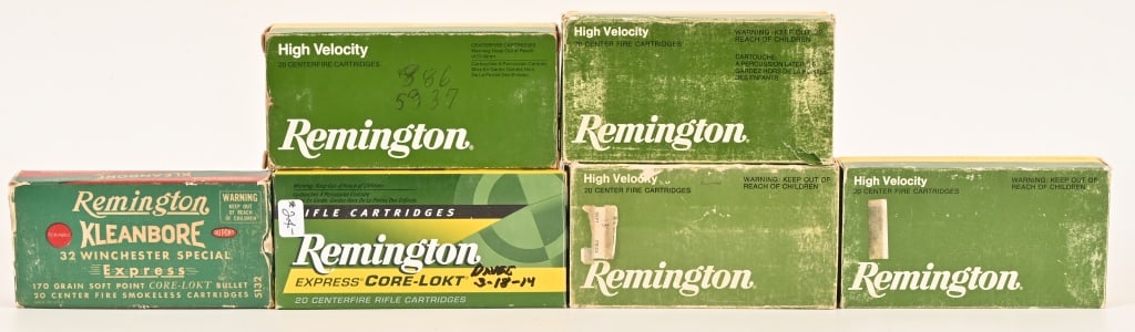114 Rounds .32 Win Special Ammo Remington (1 of 2)