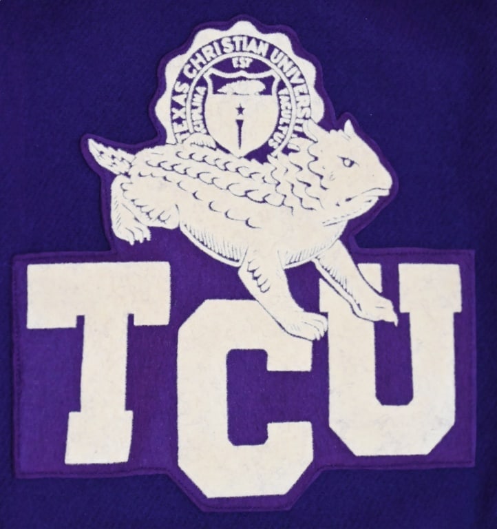 Texas Christian University Vintage Throw (1 of 7)