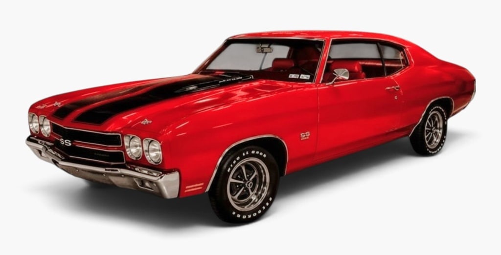 1970 Chevy Chevelle SS 396: 396 350HP V8. 5,955 miles on it since the rebuild. Ready to drive with current inspection. Red on red, black cowl strips, cowl induction hood, SS wheels.
