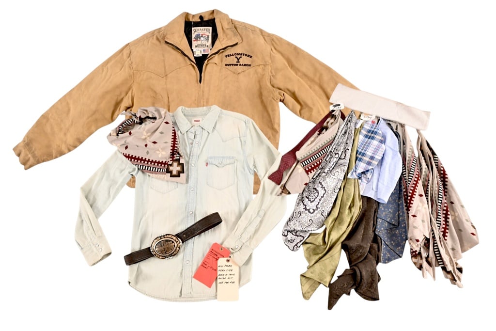 Yellowstone Colby's Jacket, Shirt, Scarves, Belt (1 of 20)