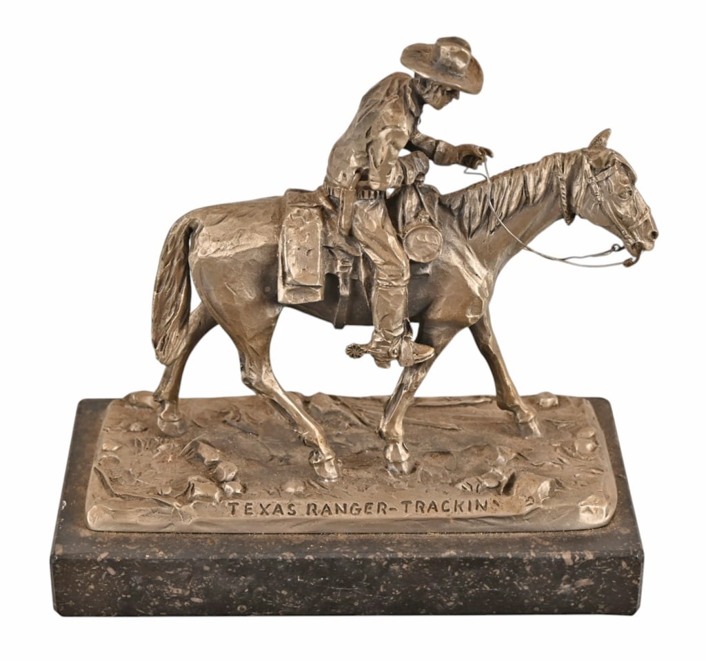 Texas Ranger Trackin Sculpture By P. Kraczkowski (1 of 12)