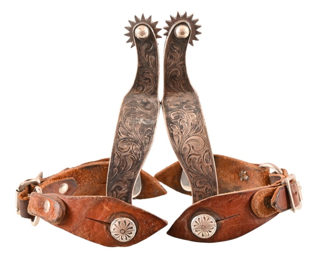 Yellowstone Silver Overlaid Prop Spurs (1 of 4)