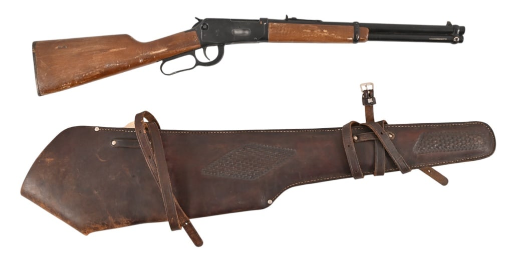 Yellowstone's Buster Welch Prop Rifle & Scabbard (1 of 4)