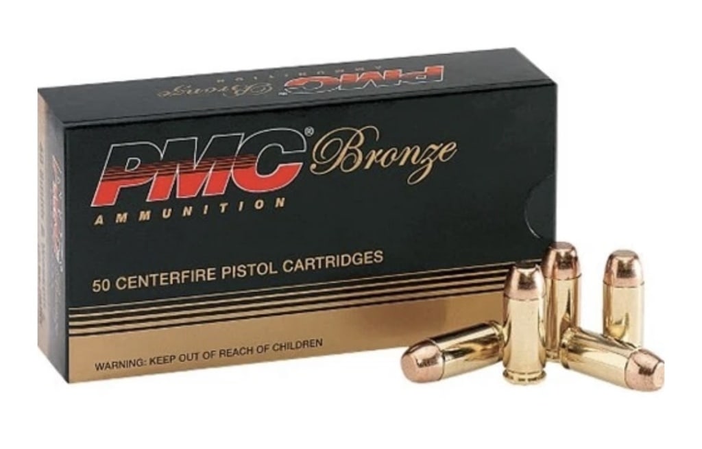 40 Auto PMC 40D FMJ Ammunition 1000 Rounds: Factory sealed case 165 gr FMJ
