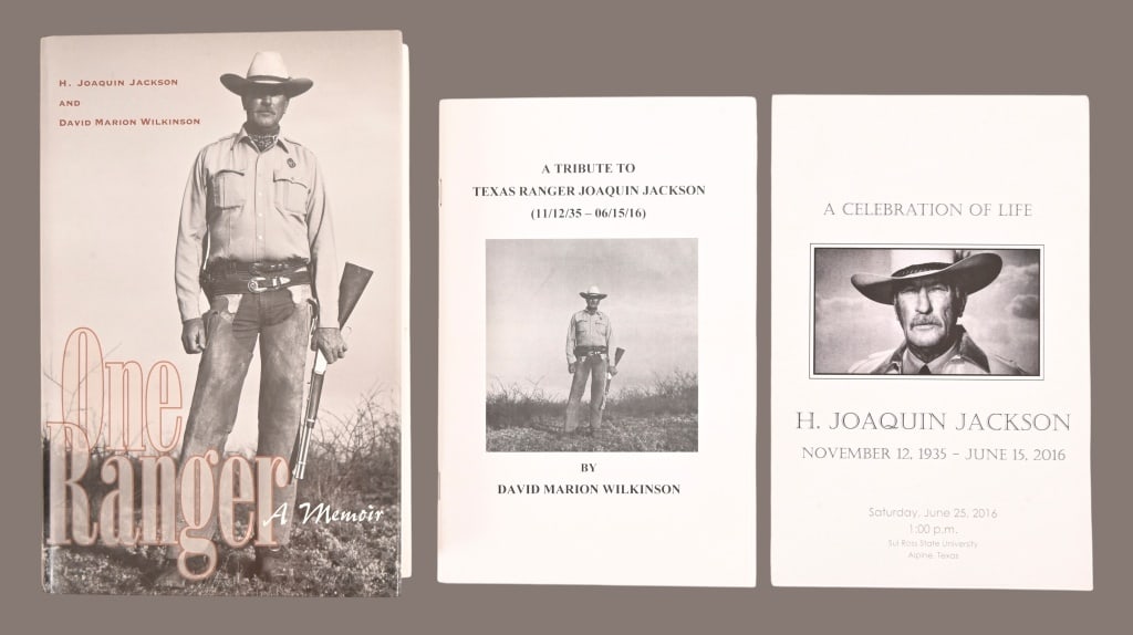 Joaquin Jackson Autographed One Ranger Book (1 of 5)