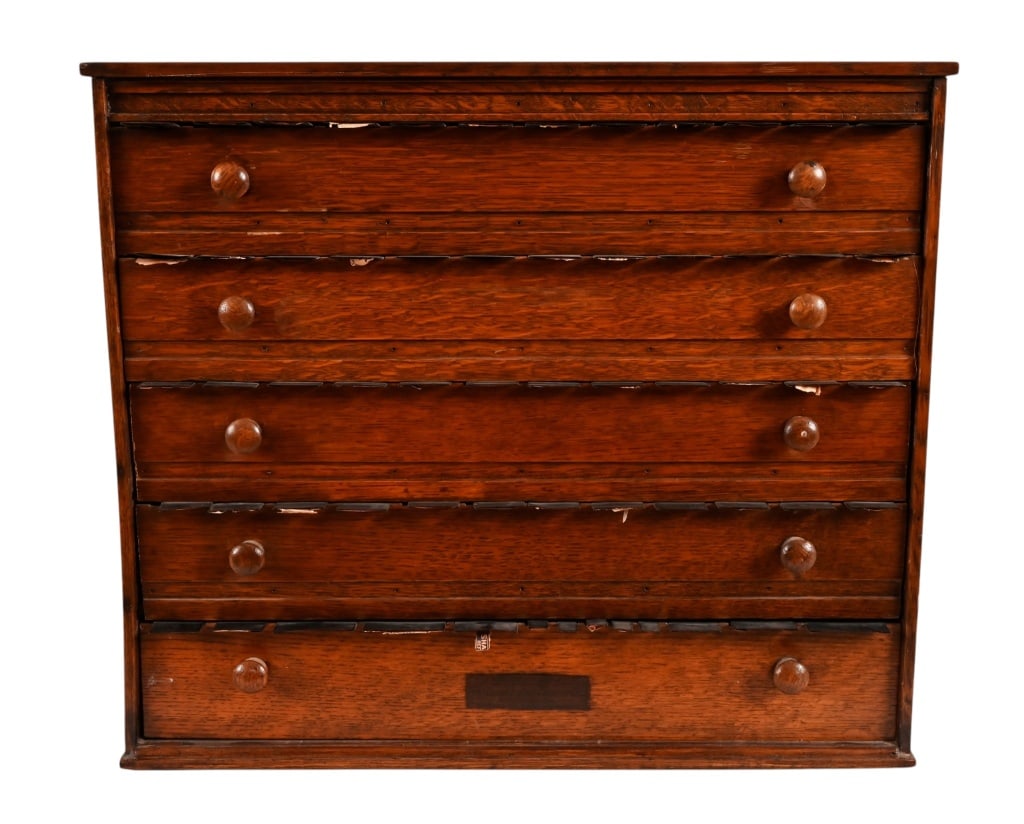Alamo City Pharmacy Apothecary Label Cabinet (1 of 8)