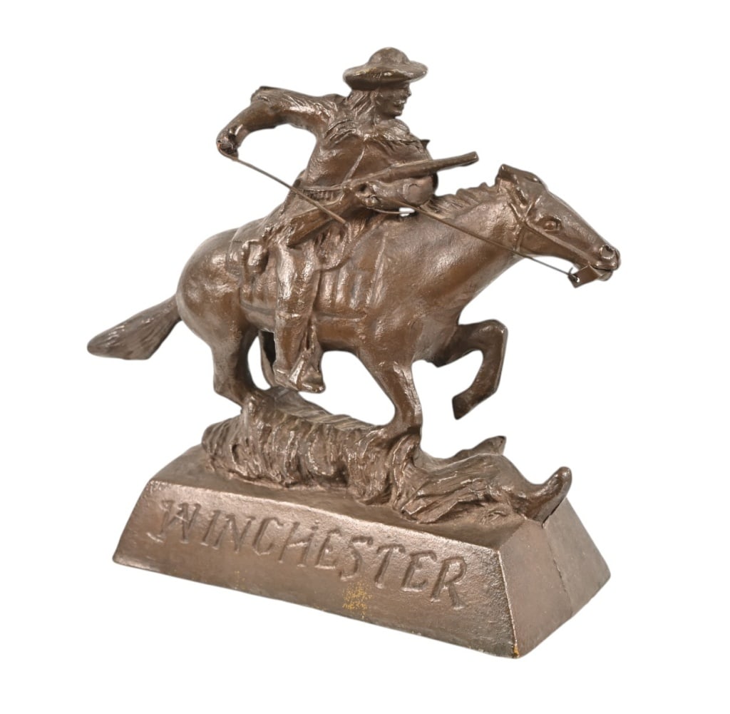 Winchester Pony Express Bronze Statue (1 of 7)