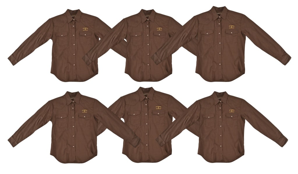 Yellowstone Dutton Ranch Prop Shirts (6) Brown (1 of 2)