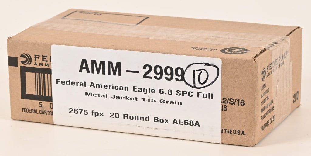 6.8 SPC Federal Ammunition FMJ 2000 Rounds (1 of 3)
