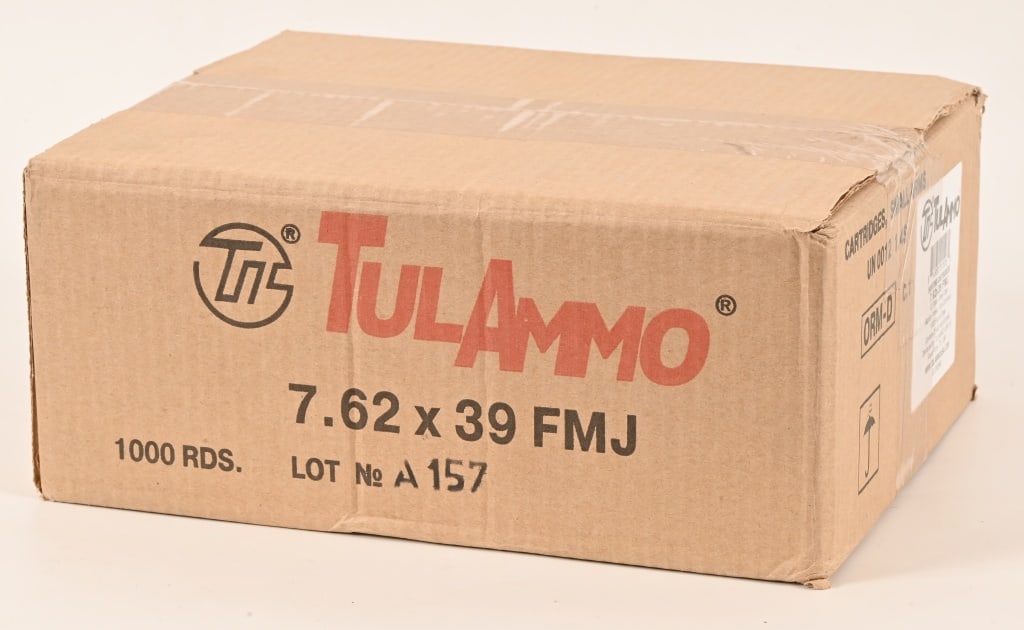 7.62x39 Tula Factory Ammunition FMJ 5000 Rounds (1 of 2)