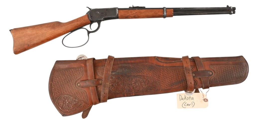 Yellowstone 1923 Carl Prop Winchester & Scabbard (1 of 13)