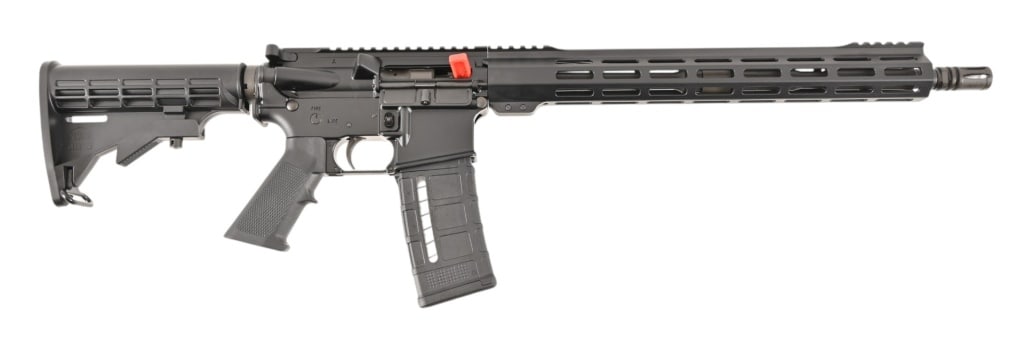Stag Arms Stag-15 5.56/.223 Semi-Auto Rifle: 16" Barrel, Free Float Handguard, 30 Rd Mag, Factory Original Case, S/N Y435348, Modern