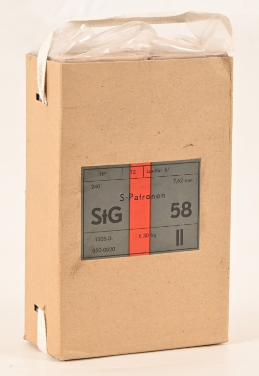 7.62 x 51 NATO StG 58 Austrian Surplus 2400 Rounds: 10 factory sealed caes of 240 rounds Austrian StG 58 Ammo