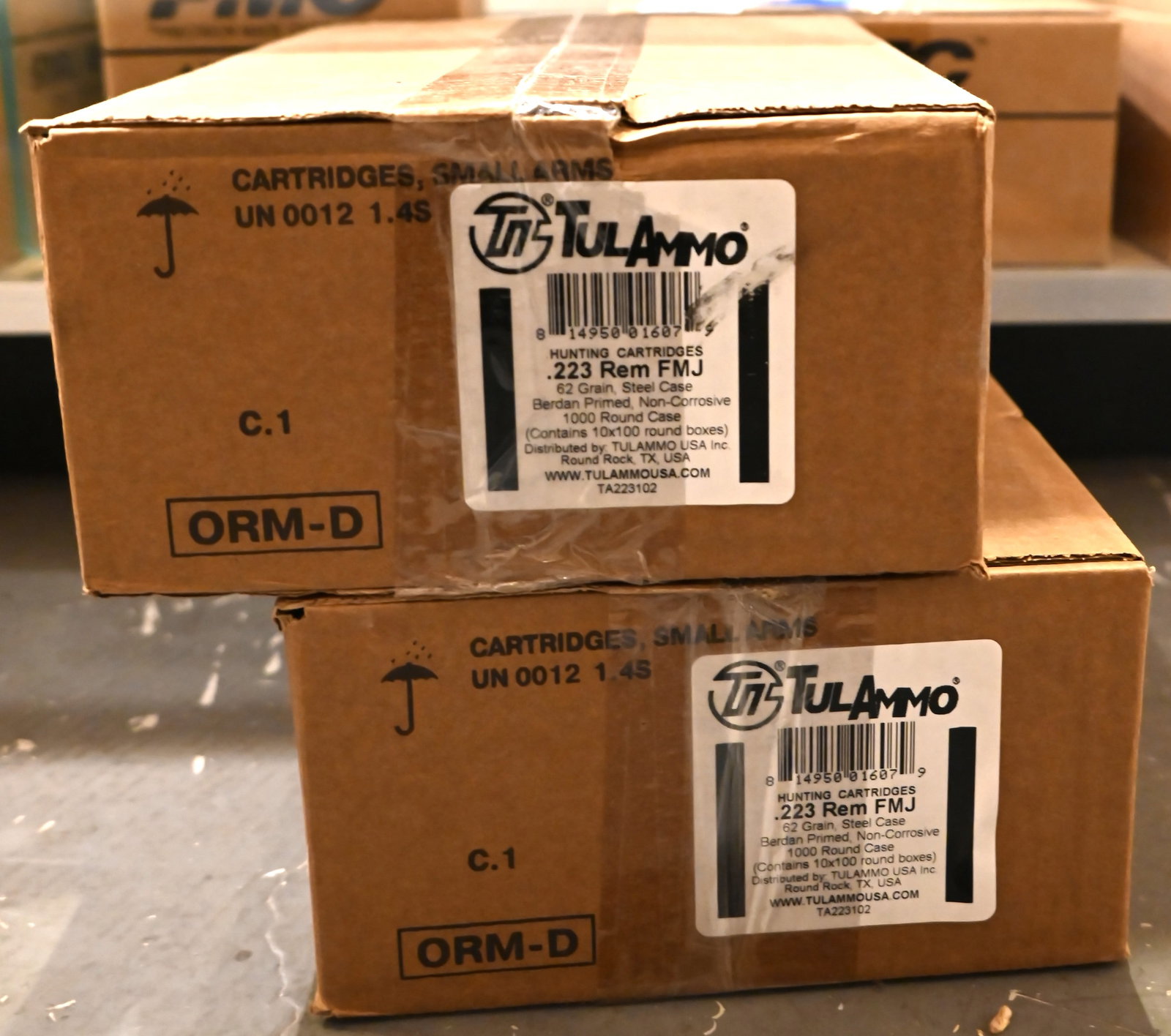.223 TulAmmo 62 Gr FMJ 2000 Rounds: .223 TulAmmo 62 Gr FMJ 2000 Rounds