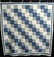 209: Quilt Indigo Broken Dishes Variant 1875 - 2