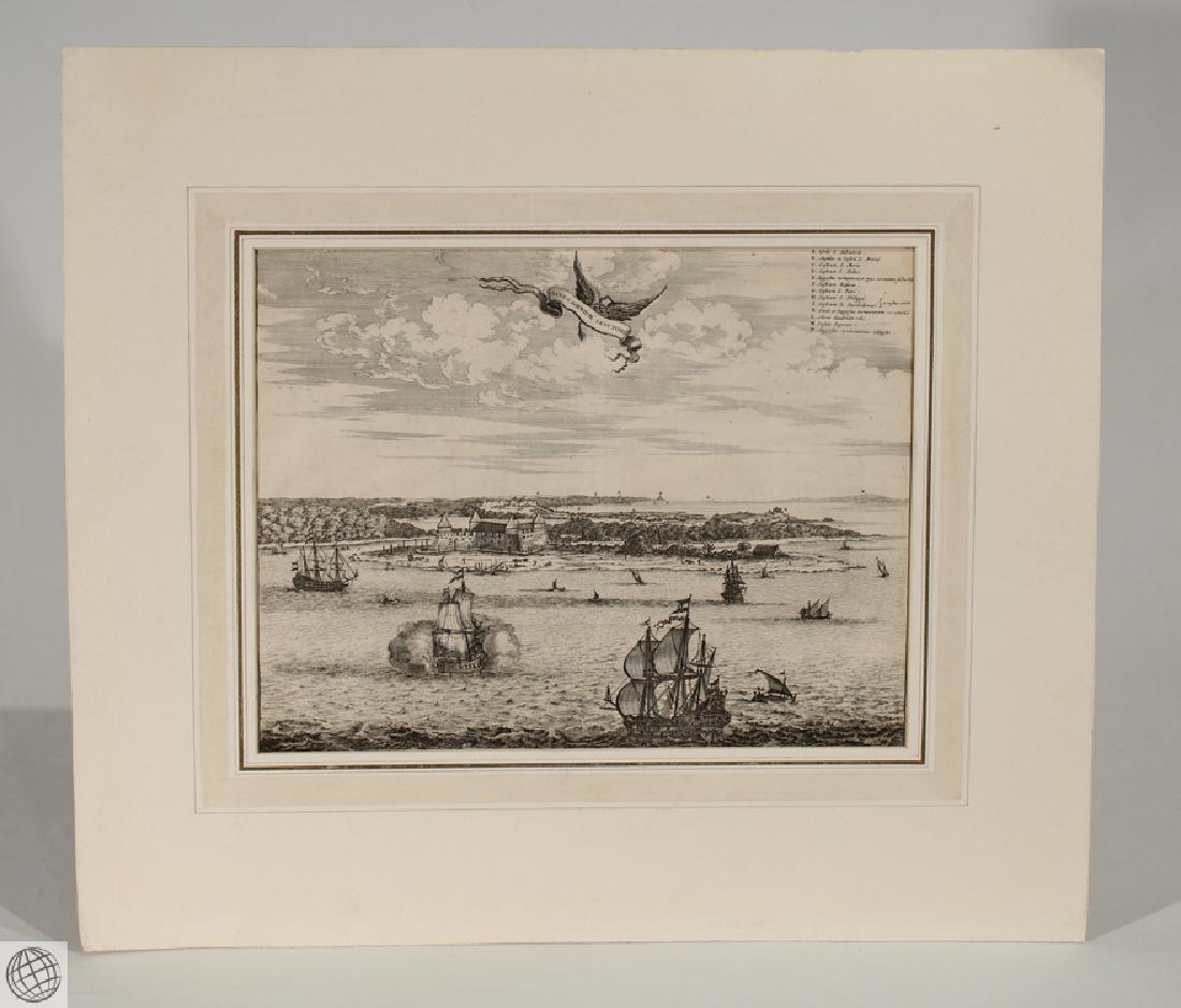 Sinus Omnium Sanctorum JOHN OGILBY Engraving 1671 Bay (1 of 8)