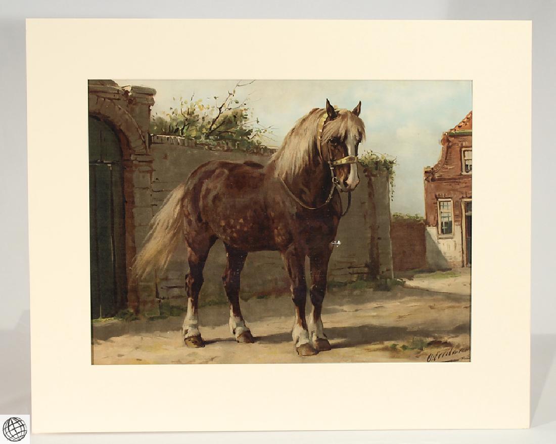 Zeeland Horse OTTO EERELMAN Color Lithograph Goffart (1 of 6)