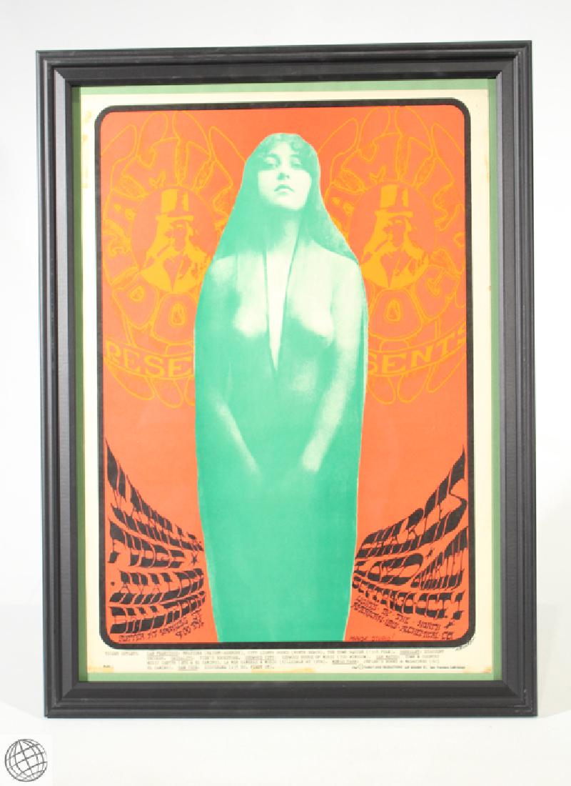 Vanilla Fudge STANLEY MOUSE & ALTON KELLEY 1967: Details: This iconic concert poster for Vanilla Fudge and the Charles Lloyd Quartet at the Avalon Ballroom in 967 was designed by Stanley Mouse and Alton Kelley with imagery taken from classic Art Nou