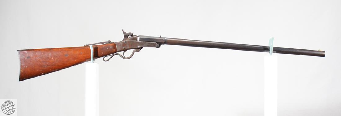 Second Model MAYNARD CARBINE 26" Bbl .35 Cal Serial: Details: This second model Maynard carbine bears serial number 13041. The barrel measures approx. 26" and .35 cal. Please attend our live sale to inspect this and many other rare and collectible antiq
