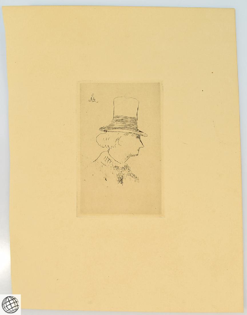 Profile Charles Baudelaire EDOUARD MANET Original: Details: This lovely original etching by Edouard Manet is a caricature of Charles Baudelaire. Likely the final state (Guerin 30) from Duret's Sein Leben und Seine Kunst (1910), it is a fine impression