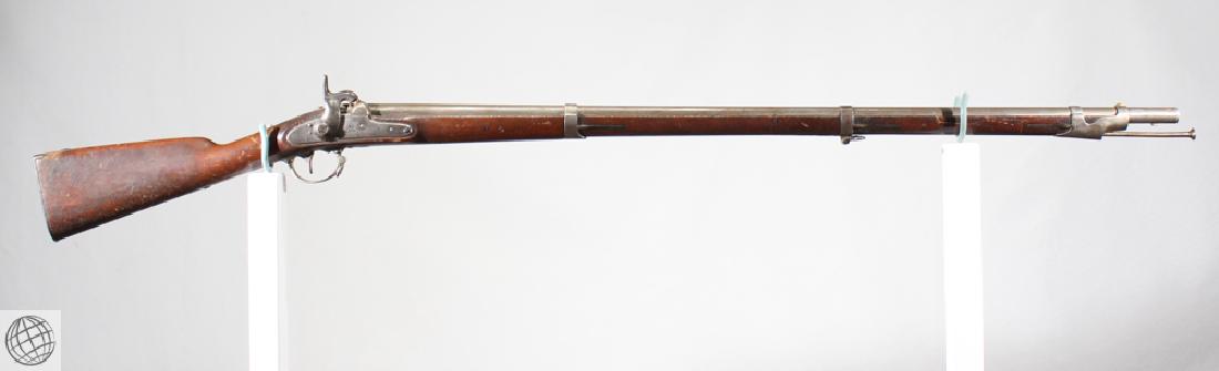 US Model 1842 SPRINGFIELD MUSKET Lock Dated 1850 42": Details: This US Model 1842 Springfield Musket is dated 1850 on the lock. The barrel measures approx. 42" and .69 cal. Please attend our live sale to inspect this and many other rare and collectible a