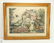 Framed Currier And Ives ORIGINAL HAND COLORED STONE