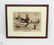 Framed Antique CURRIER AND IVES HAND COLORED LITHOGRAPH