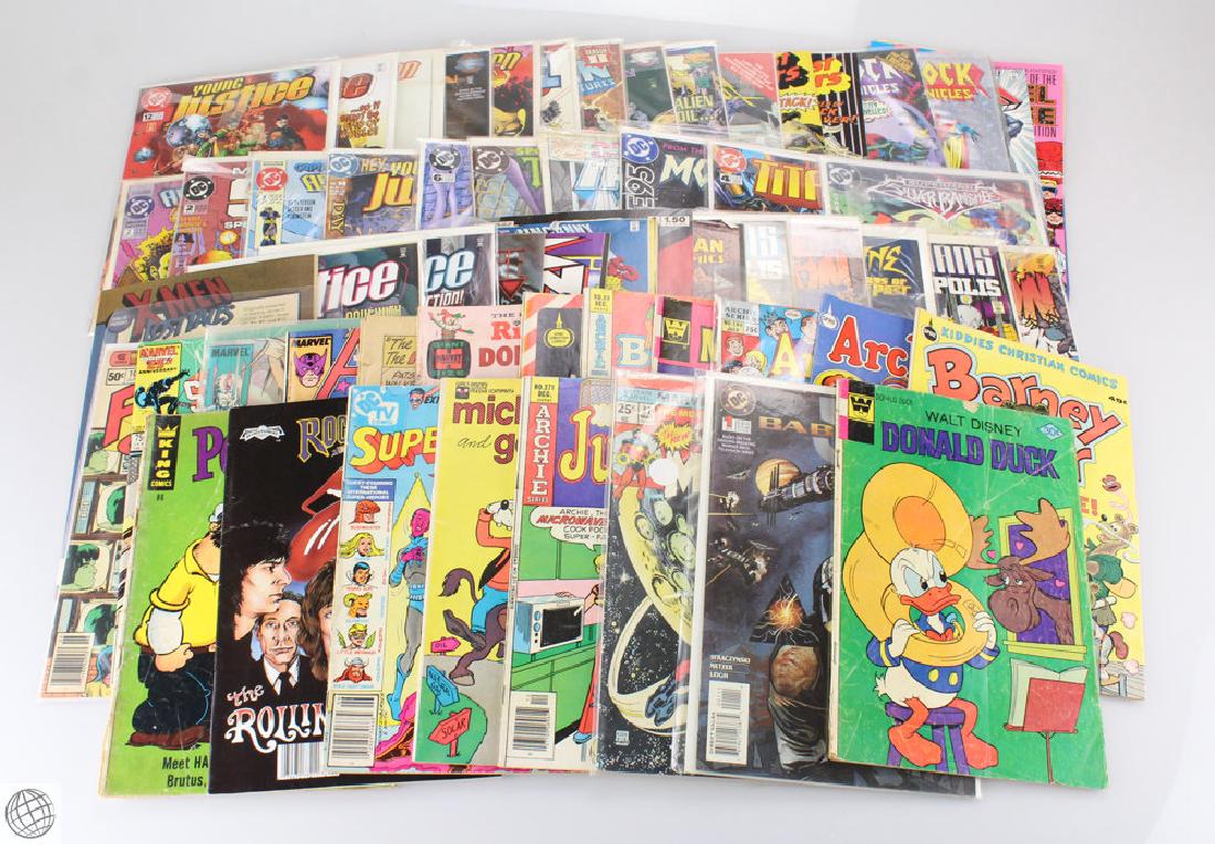 50Pcs Popeye VINTAGE AND COLLECTIBLE COMIC BOOKS: Details: This lot comprises a collection of vintage and collectible comic books from the 1960s to 2000s. Approximately 50 comic books. Titles include but are not limited to DC, Marvel, Spire, Whitman,
